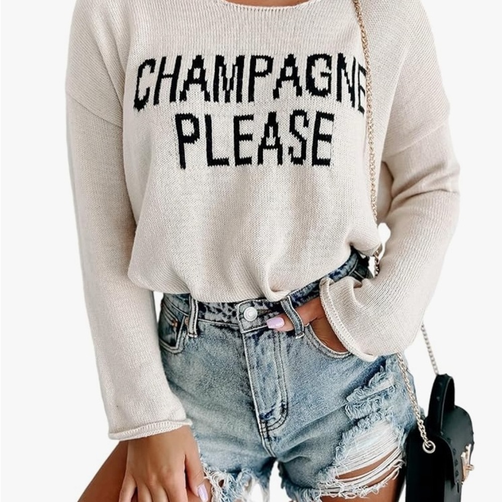Miracle Cream Knit with Black Label